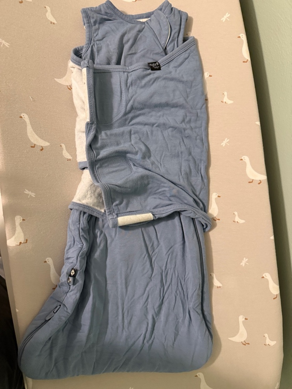 Kyte BABY Blue Sleeveless Infant Sleep Sack Swaddle